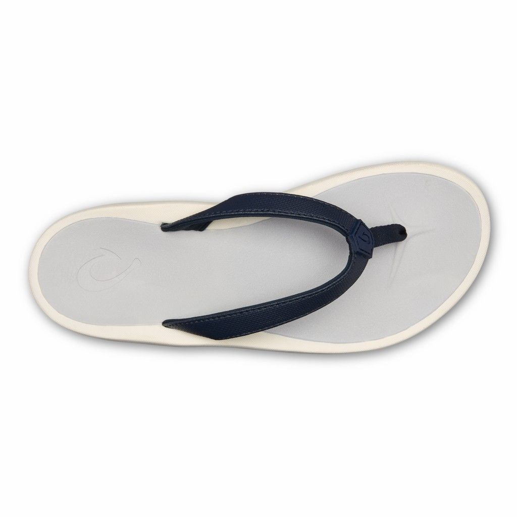 Sandalias Olukai Pī‘oe - Chanclas Mujer Azules 20046-189